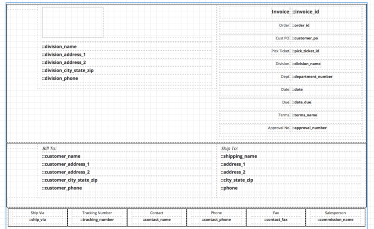 Create custom forms using ApparelMagic's form designer reporting tool